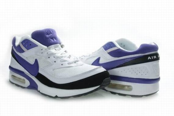 New Men'S Nike Air Max Black/White/Purple